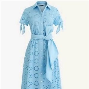 Long Shirtdress in Eyelet